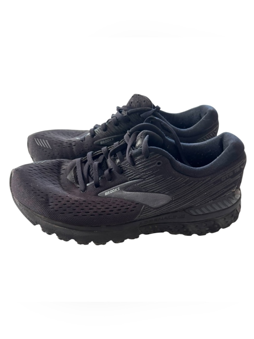 Brooks Black Adrenaline GTS 19 Running Shoes Sneakers SZ 10